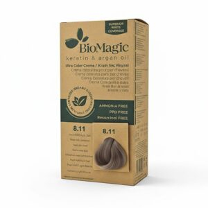 Biomagic Hair Color Cream Kit 8 11 Intense Ash Light Blonde