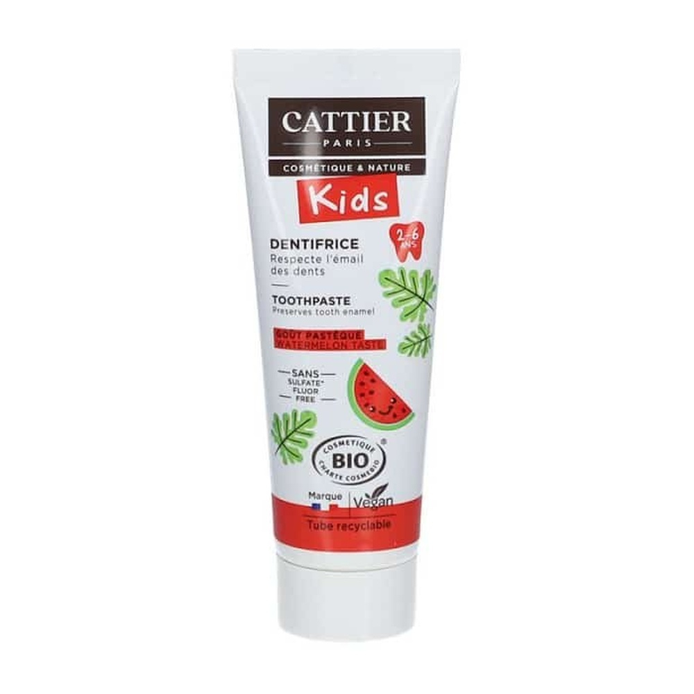 Cattier Dentifrice 2 6 Ans Gout Pasteque 50ml