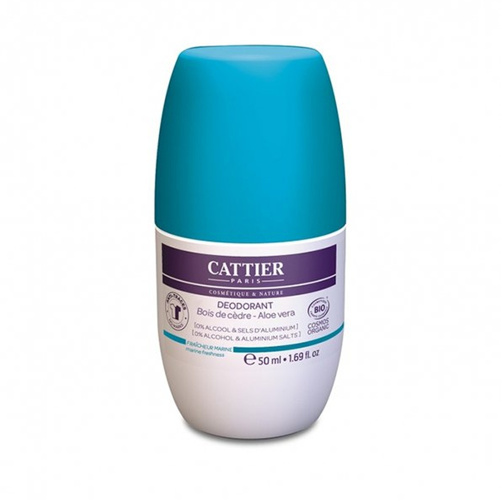 Cattier Deodorant Roll On Fraicheur Marine 50ml