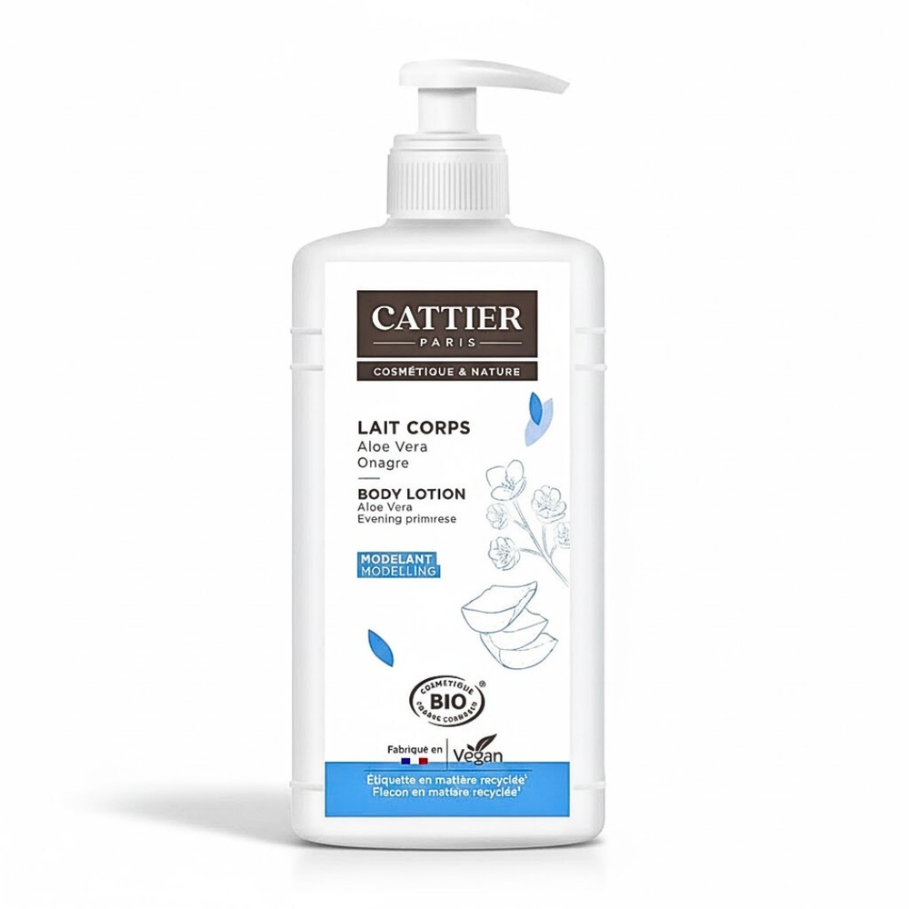 Cattier Lait Corps Huile Donagre Parfum Aloe Vera 500ml