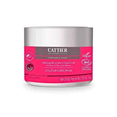 Cattier Masque Soin Couleur Extrait De Riz Beurre De Babassu 200ml