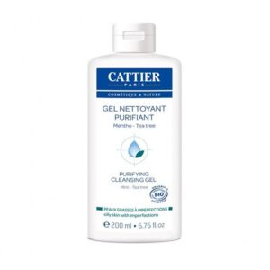 Cattier Peau Grasse A Imperfections Gel Nettoyant Purifiant Menthe 200ml