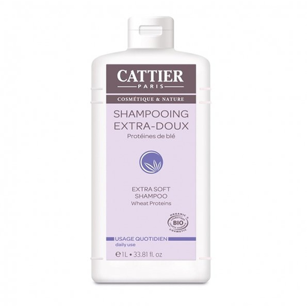 Cattier Shampooing Extra Doux Usage Frequent 1l