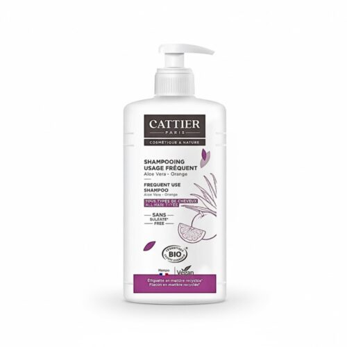Cattier Shampooing Usage Frequent Aloe Vera Orange 500ml
