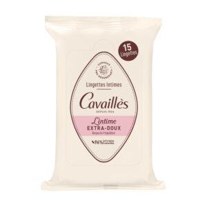 Cavailles Lingettes Intimes Extra Doux 15u