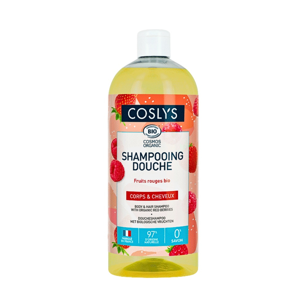 Coslys Shampooing Douche Fruits Rouges 1l