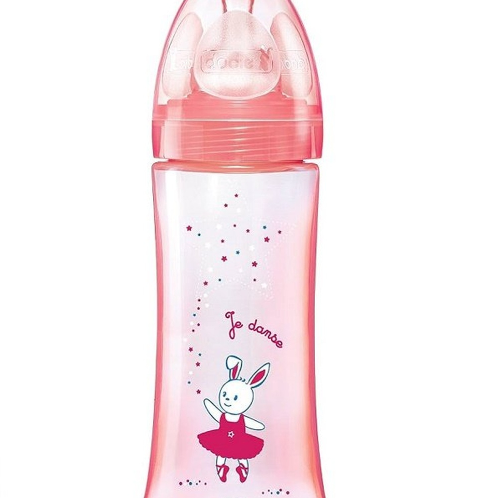 Dodie Biberon Multi Perfore Tetine Debit 2 Rose 0 6mois 270ml