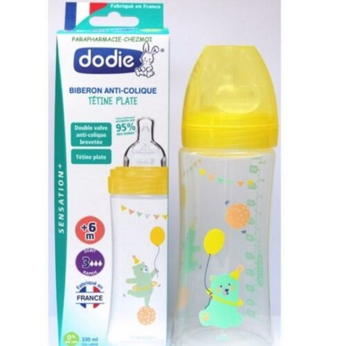 Dodie Biberon Senstation Tetine Plate 330ml 6m Jardin