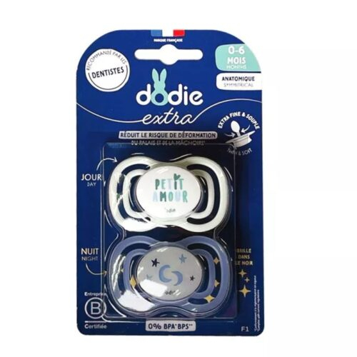 Dodie Sucette 0 6mois Duo Extra Fine Jour Nuit F1 2358