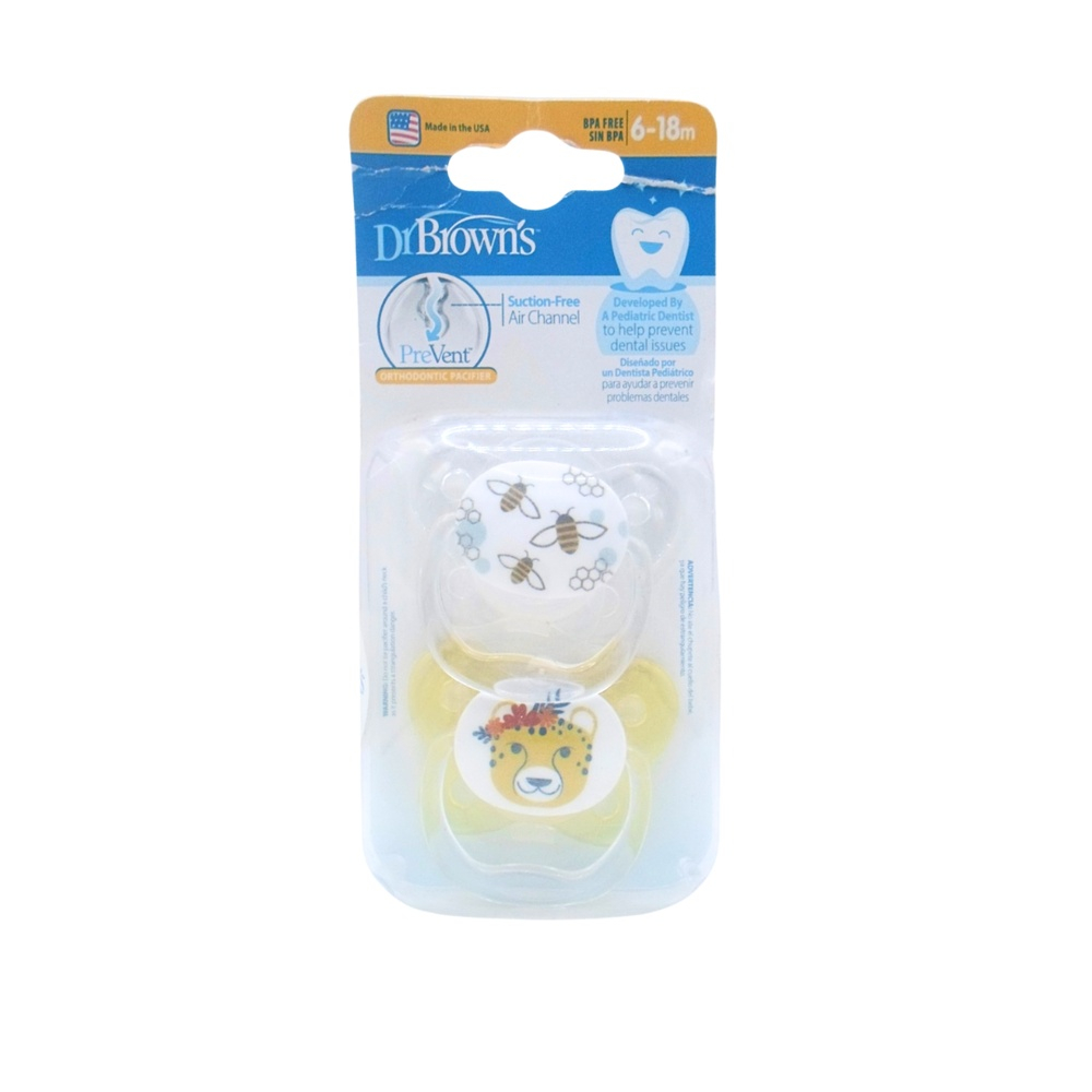 Dr Brown S 2 Sucette Betterfly Shield 6 12m
