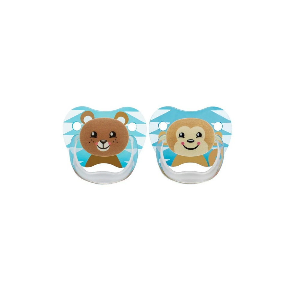 Dr Brown S 2 Sucette Visage Animal Boy 6 18m