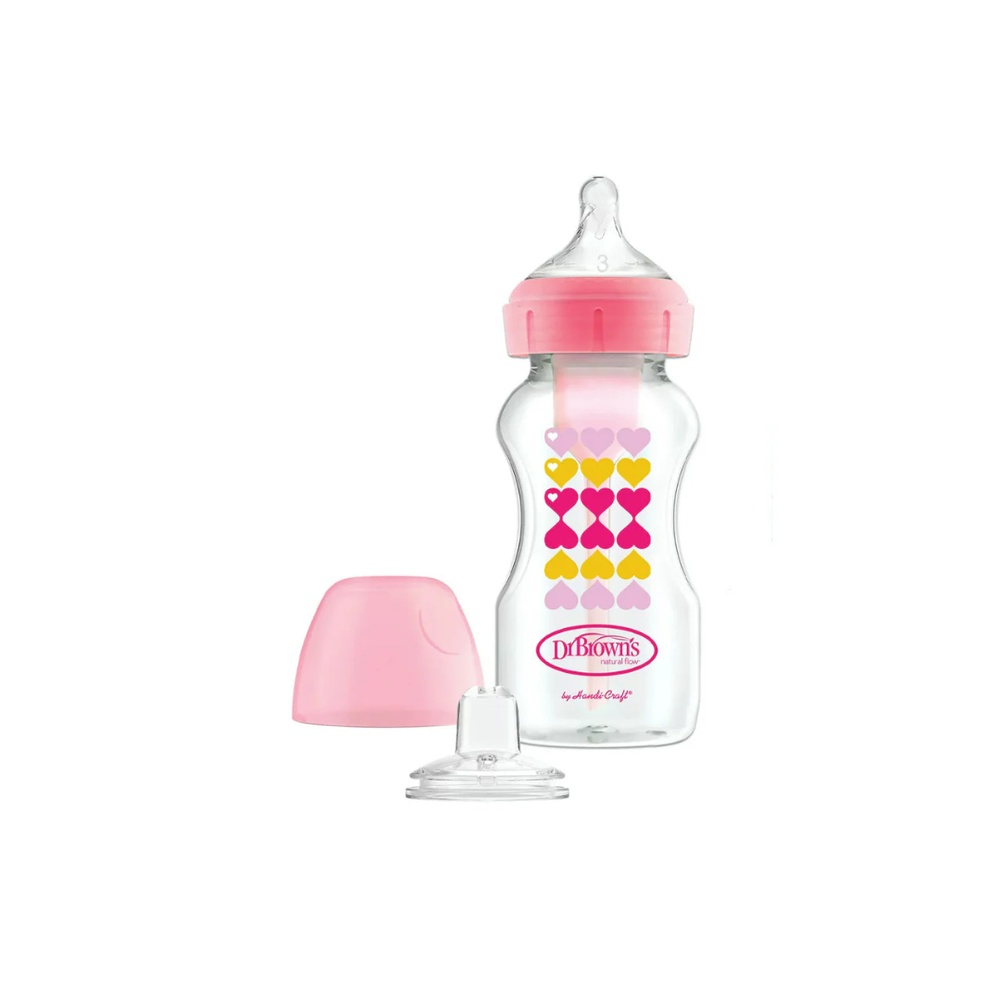 Dr Brown S Biberon Col Large Pink 270ml Wb91604