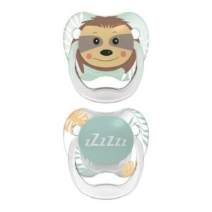 Dr Brown S Sucette Phase 2 Tetes Danimaux Pack De 2 0 6 Mois