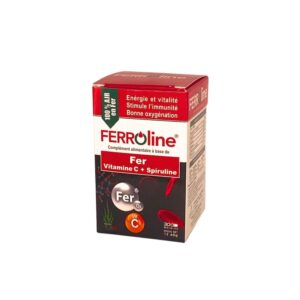 Ferroline Fer Vitamine C Spiruline 30gelules 1