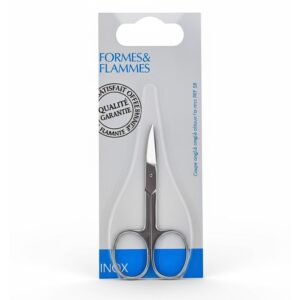 Formes Flammes Ciseaux A Ongles Courbes Acier Forge Inoxydable Poli Refrence82