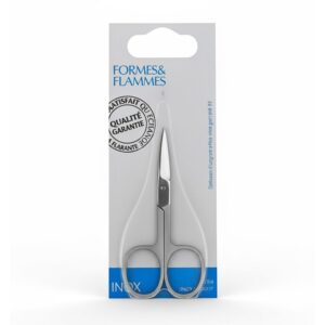 Formes Flammes Ciseaux A Ongles Droits Acier Forge Inoxydable Poli Refrence 83