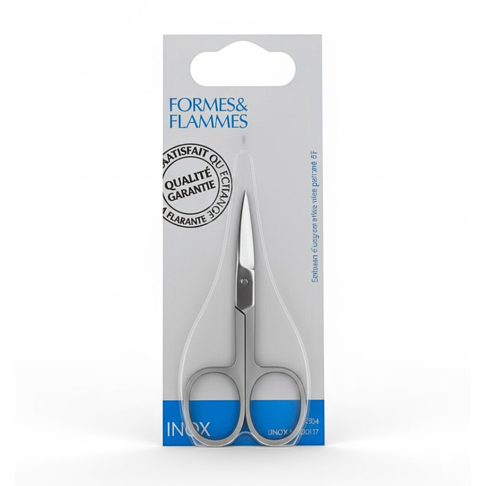 Formes Flammes Ciseaux A Ongles Droits Acier Forge Inoxydable Poli Refrence 83