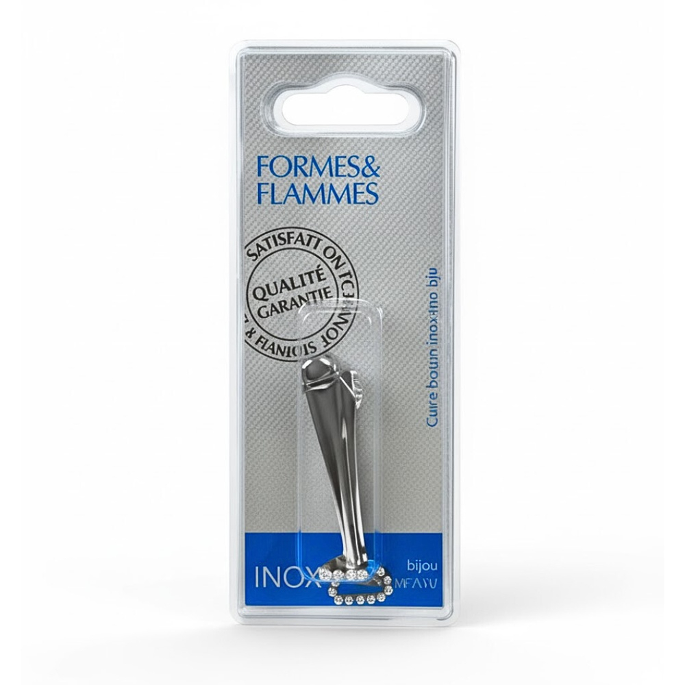 Formes Flammes Coup Ongles De Poche Chrome Refrence 61