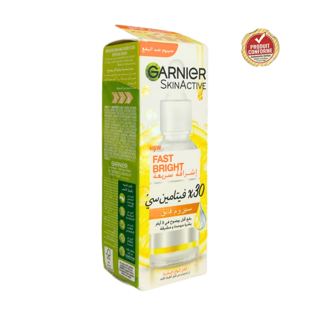 Garnier Fast Bright Booster Serum 15ml Emballage Endommage