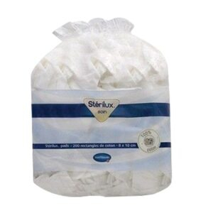 Hartmann Sterilux Pads Rectangles De Coton 200 Pieces