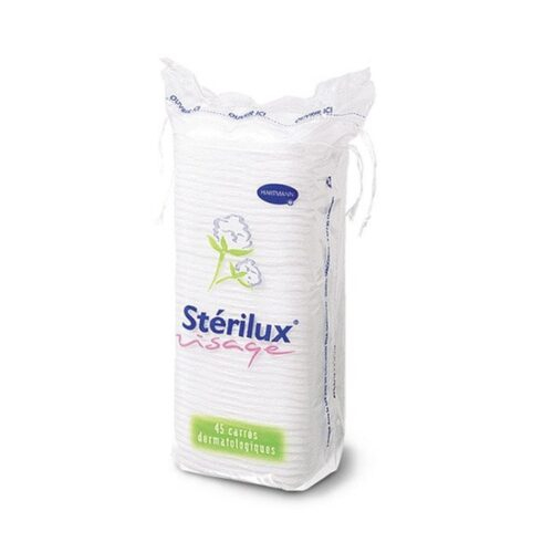 Hartmann Sterilux Visage Coton Carre 45 Unites 1
