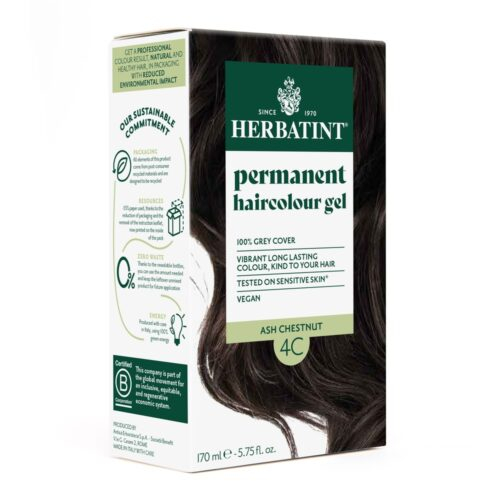 Herbatint Coloration Cheveux Permanente 150ml 4c Chatain Cendre