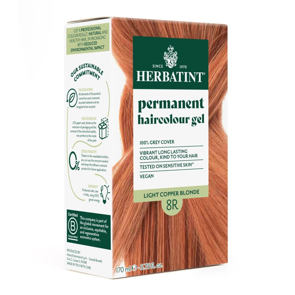 Herbatint Coloration Cheveux Permanente 150ml 8r Blond Clair Cuivre