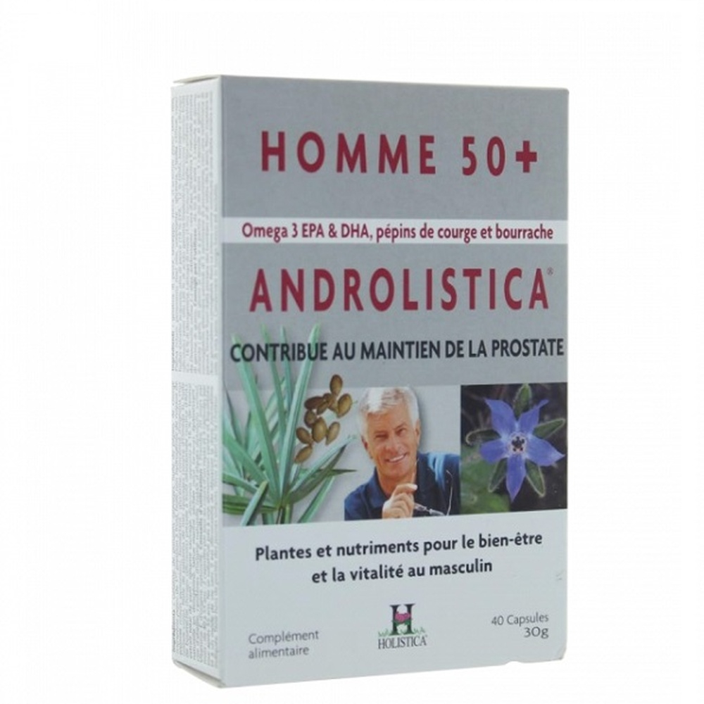 Holistica Androlistica Hommes 50 Confort Urinaire 40 Capsules