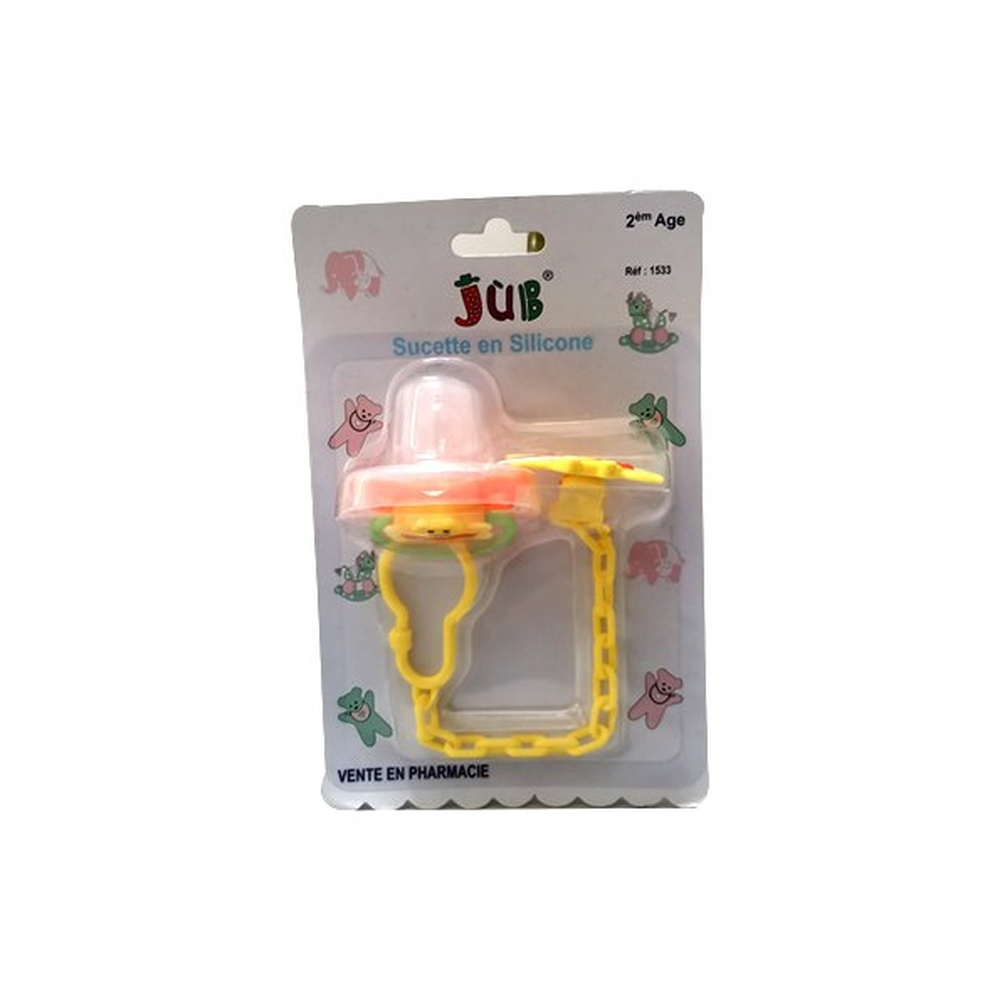 Juniors Sucette En Silicone Jub 2eme Age Clips
