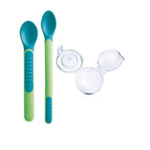 Mam Baby Cuilleres Avec Couvercles Sensibles 6m