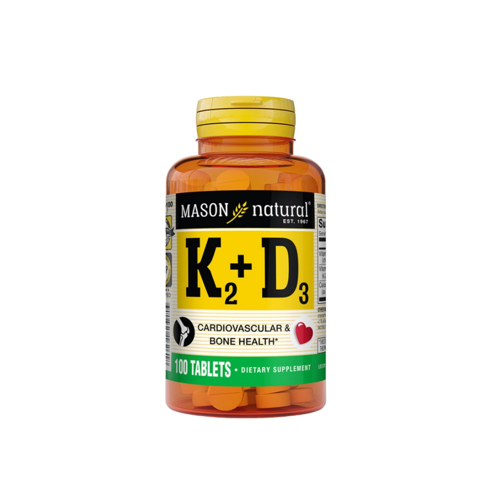 Mason Natural K2d2 100 Tablets