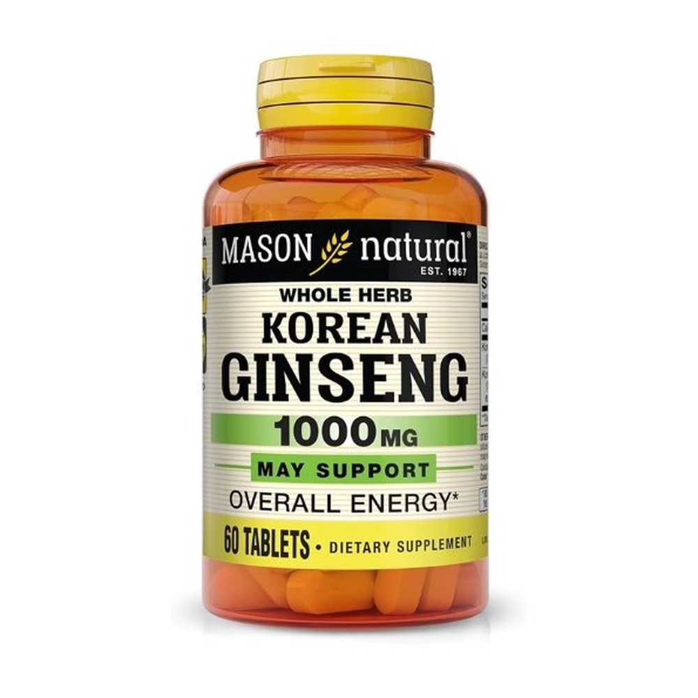 Mason Natural Korean Ginseng 60 Tablets