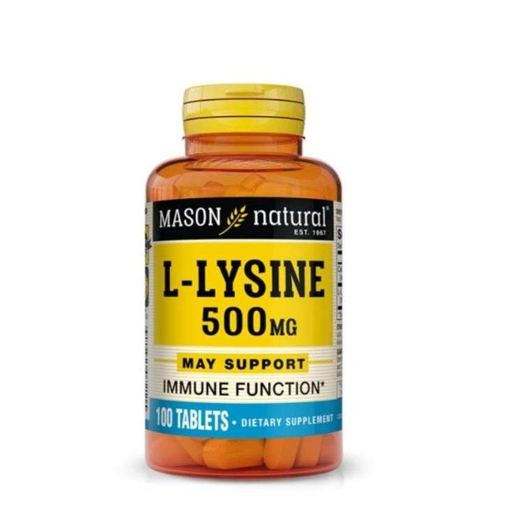 Mason Natural L Lysine 500mg 100 Tablets