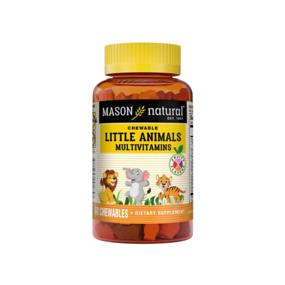 Mason Natural Little Animals Multivitamins 60 Chewables