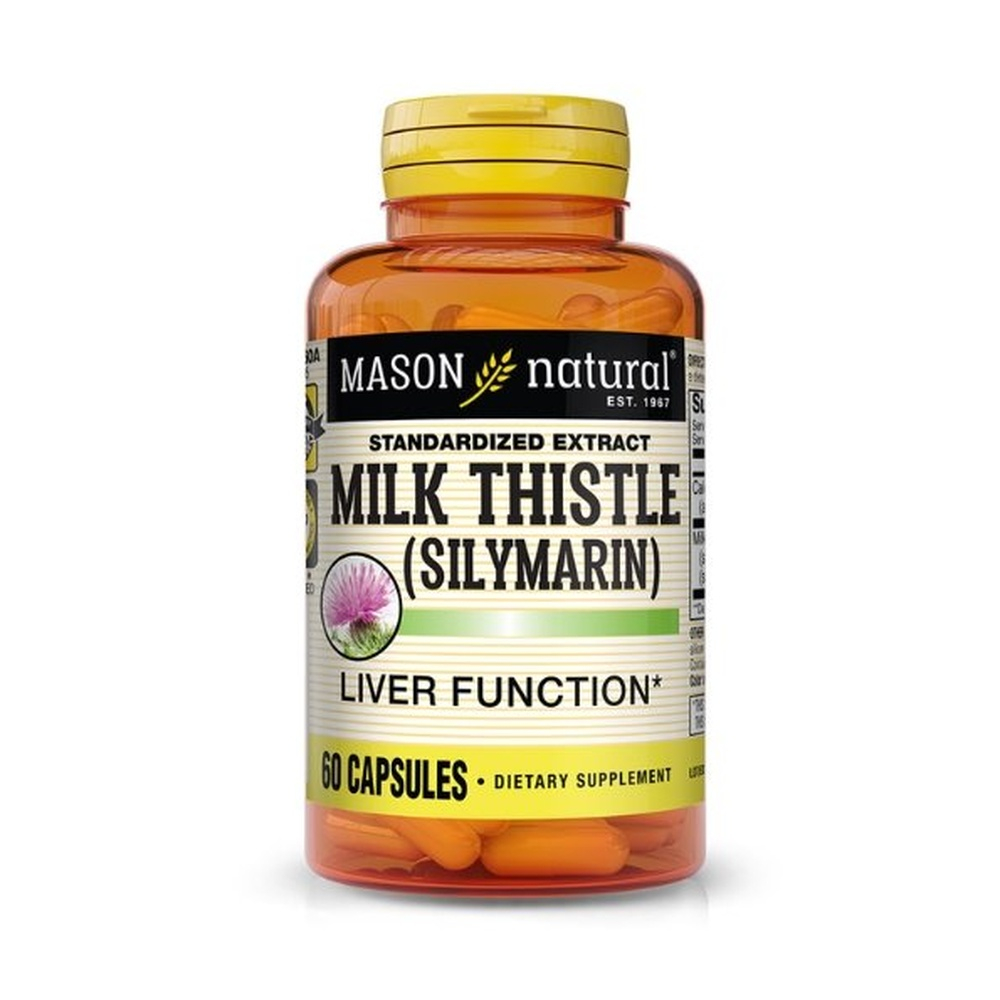 Mason Natural Milk Thistle Silymarin 60 Capsules 1299 60a 2