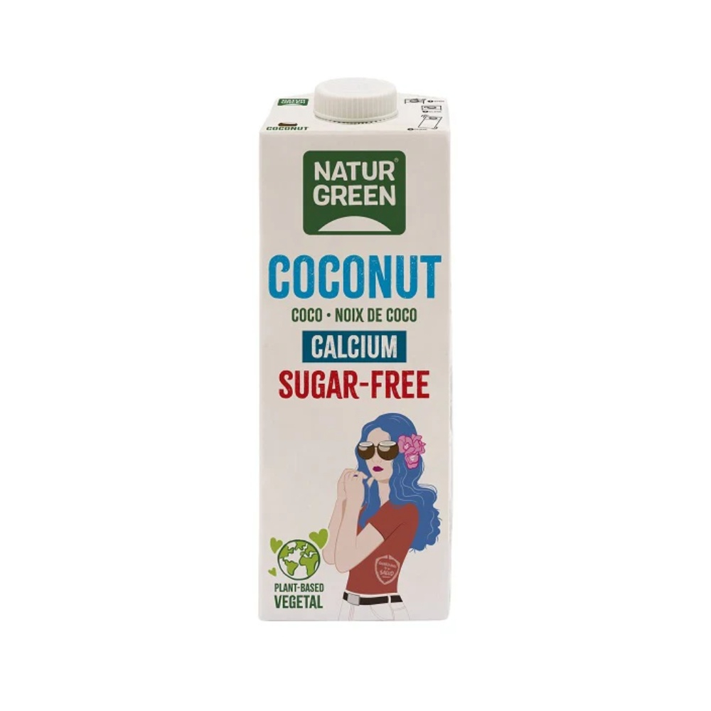 Natur Green Boisson Coco Calcium Nature 1l