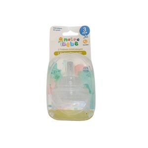Notre Bebe 2 Tetines Debit 0m Variable
