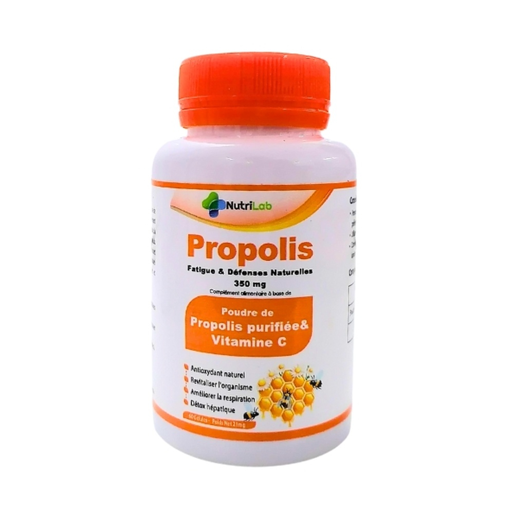 Nutrilab Propolis Vitamine C 60 Gelules