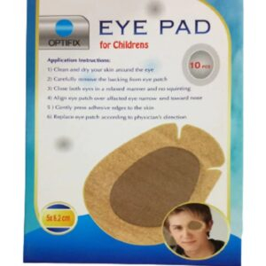 Optifix Eye Pad For Enfant 5×62 10 Pieces
