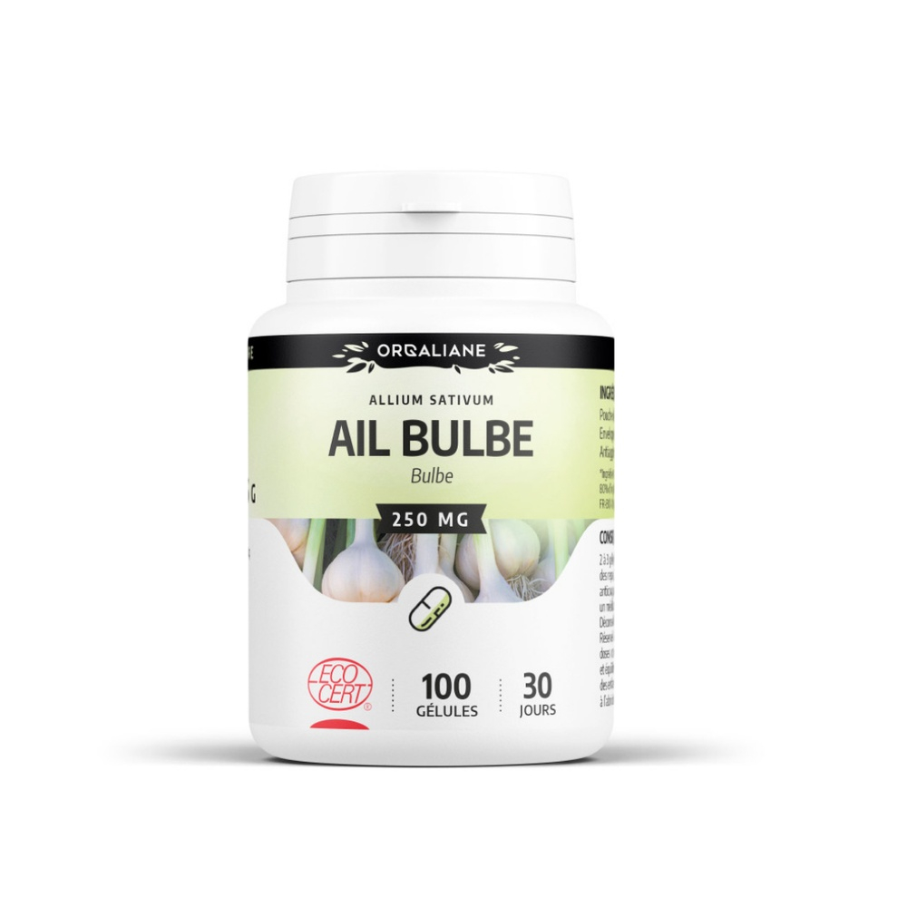 Orgaliane Ail Bulbe 100 Gelules