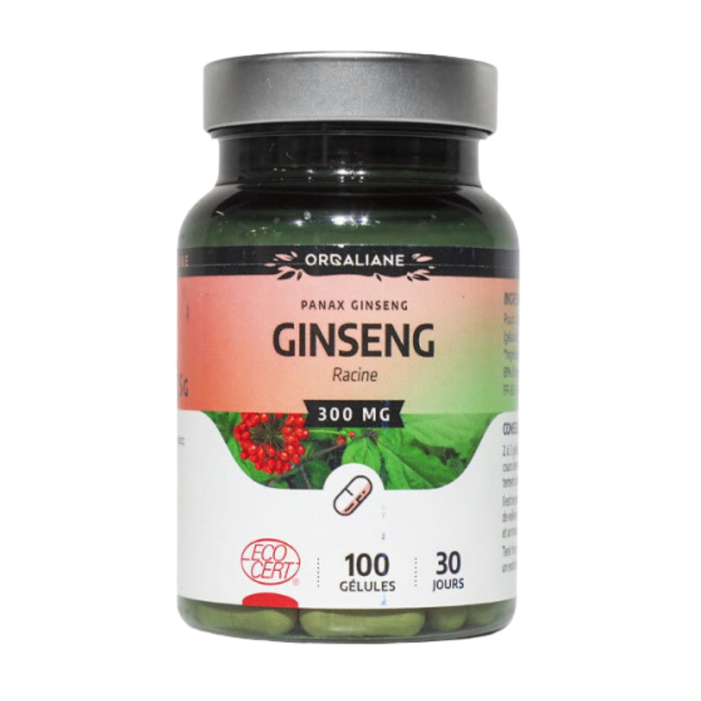 Orgaliane Ginseng Rouge 100 Gelules 2