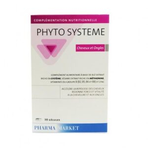 Pharma Market Phyto Systeme Cheveux Ongles 30gelules