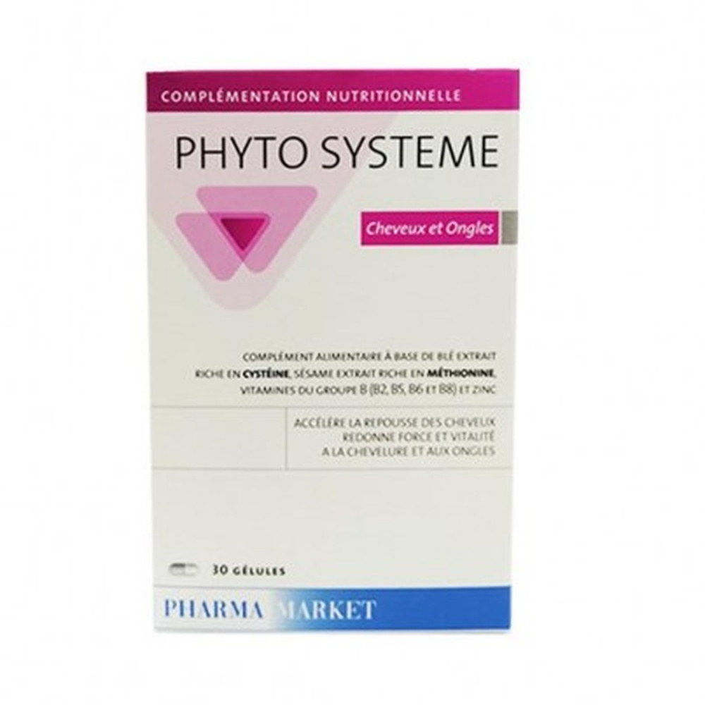 Pharma Market Phyto Systeme Cheveux Ongles 30gelules