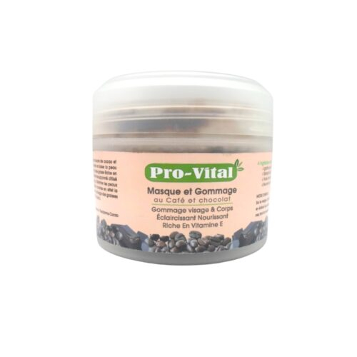 Pro Vital Masque Et Gommage Au Cafe Et Chocolat 200gr