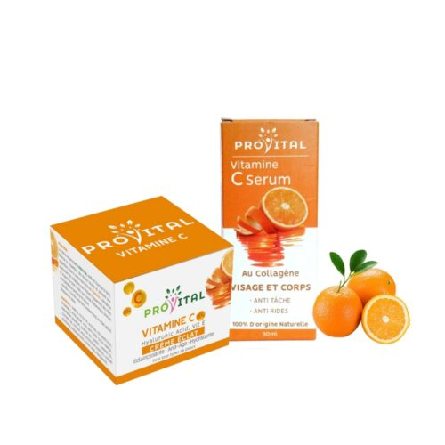 Pro Vital Serum Au Collagene 30ml Creme Eclat Vitamine C Pack