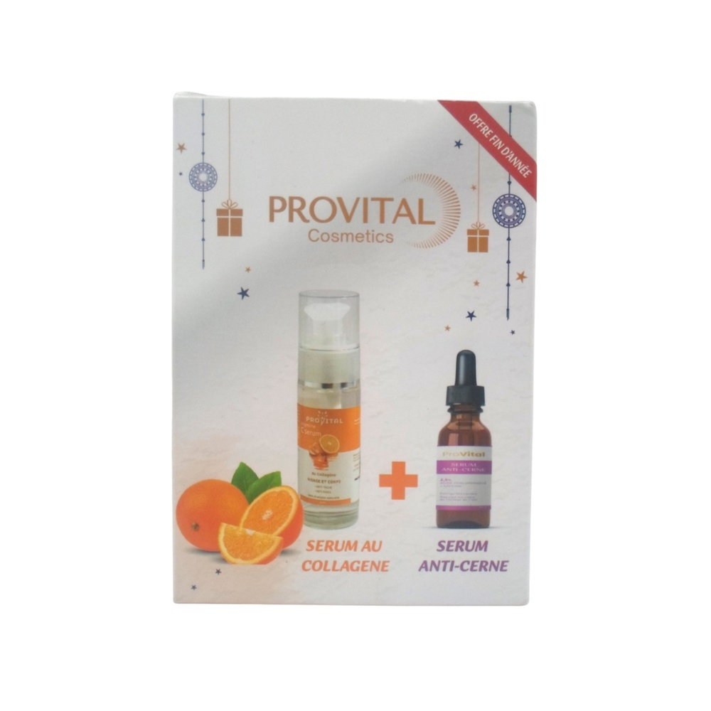 Pro Vital Serum Au Collagene 30ml Serum Anti Cerne 10ml Pack