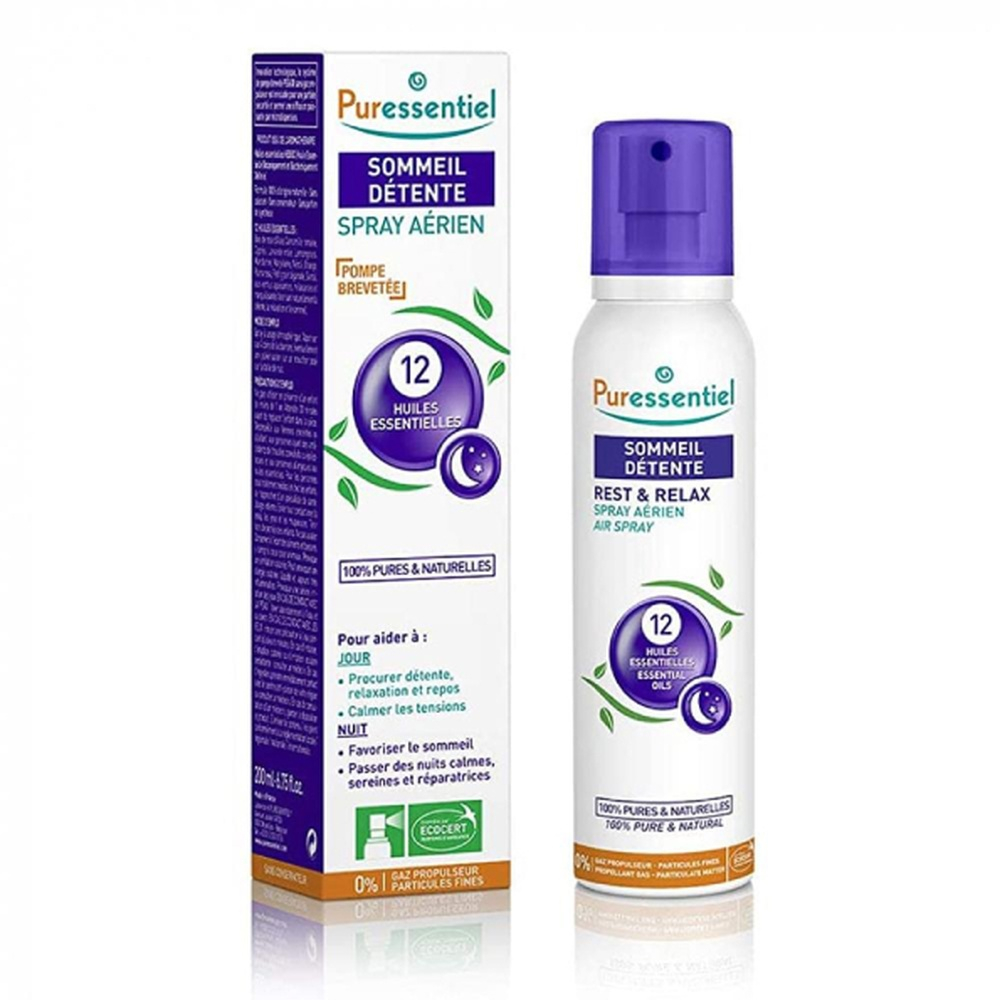 Puressentiel Sommeil Detente Spray 12 Huiles Essentielles 200ml