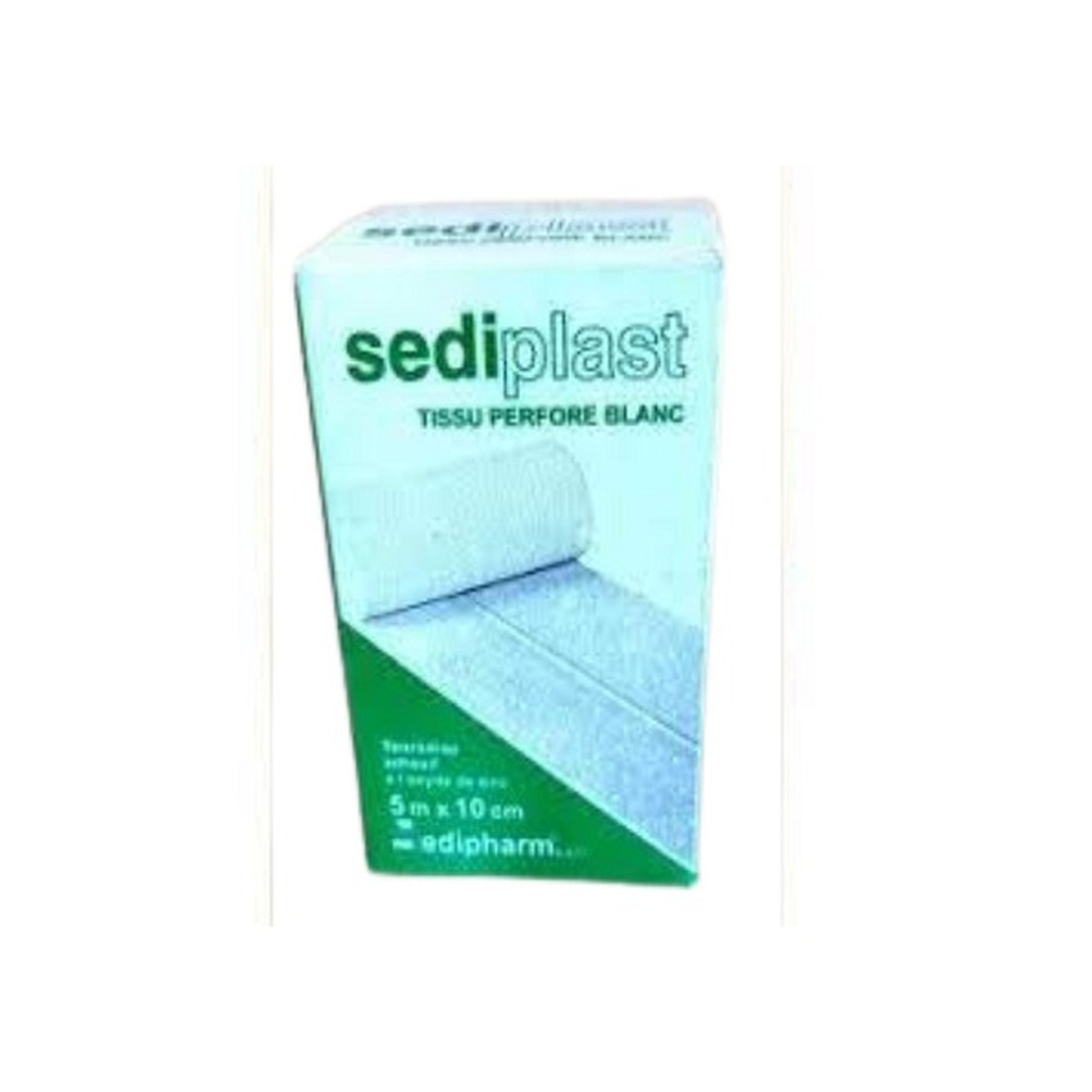 Sediplast Sparadrap Perfore Blanc 5m10cm