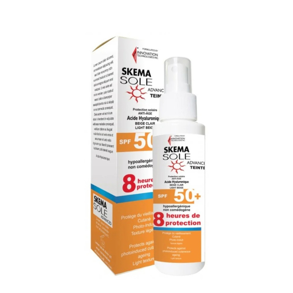 Skema Sole Advanced Teinte Acide Hyaluronique Spf50 100ml