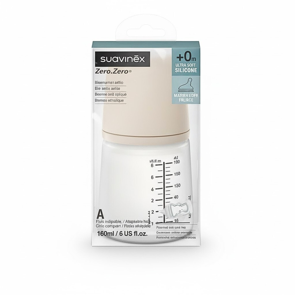 Suavinex Biberon Anti Colique Adaptable Flow 0m 180ml